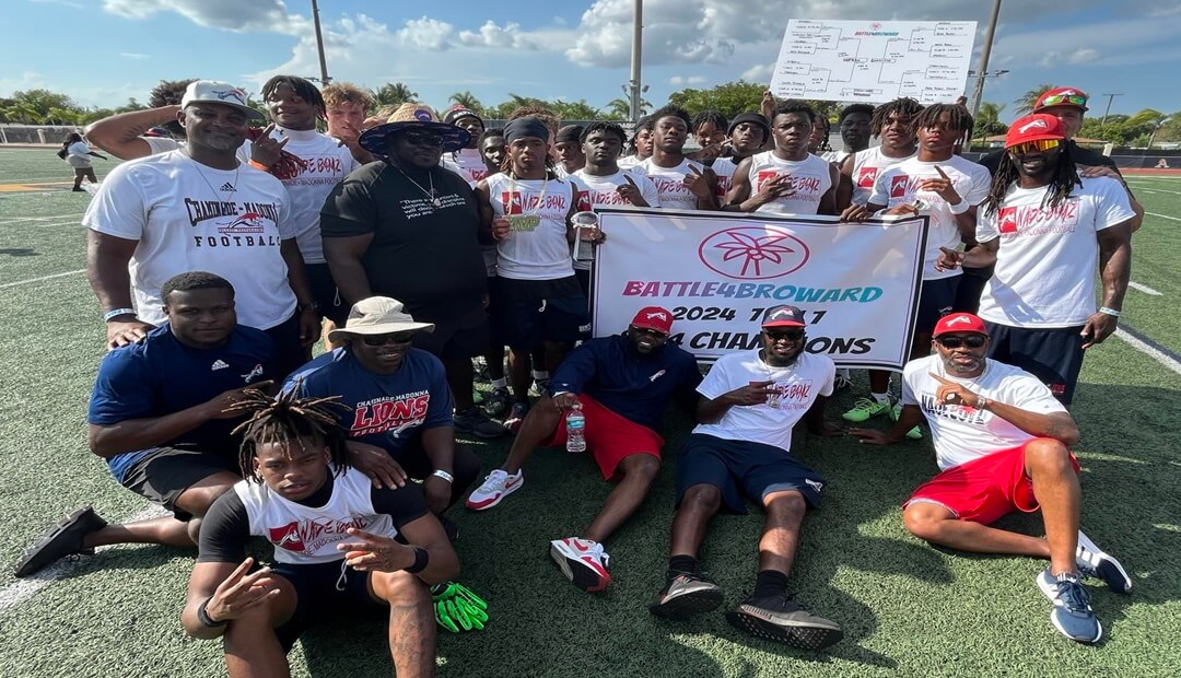  Fort Lauderdale Dillard, Chaminade-Madonna Come Away As Battle 4 Broward 7 on 7 Champions