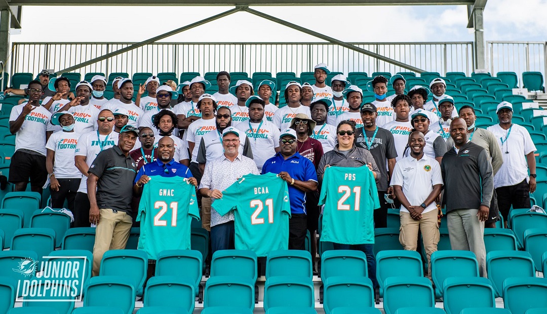 Miami Dolphins Junior Dolphins Impacts More Than 15,000 High School Football Student Athletes Throughout South Florida