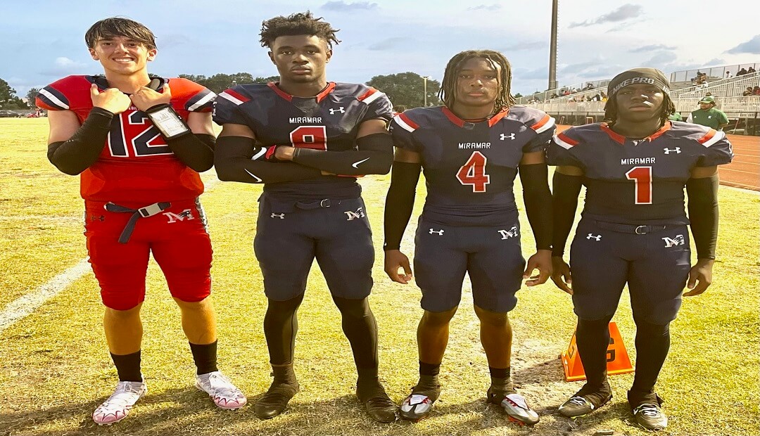 Miramar, Miami Edison Get Things Going This Evening